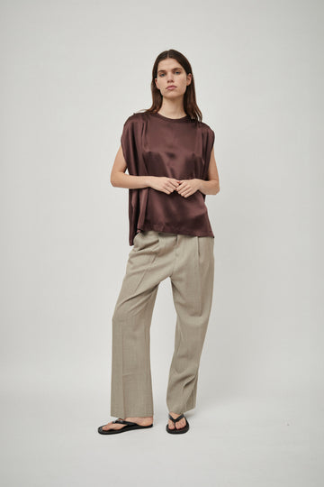 Pleat Shoulder Detail Tank
