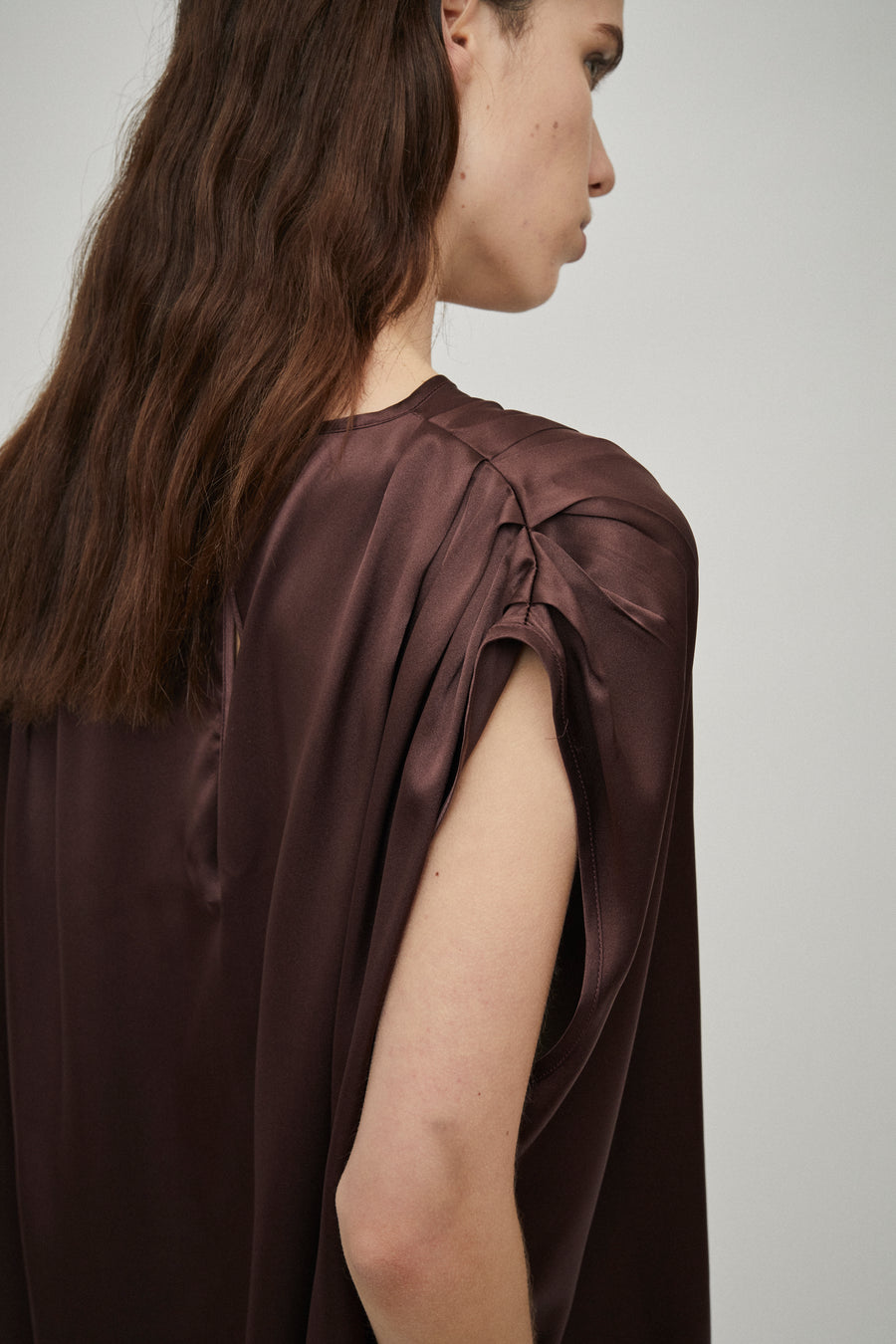 Pleat Shoulder Detail Tank