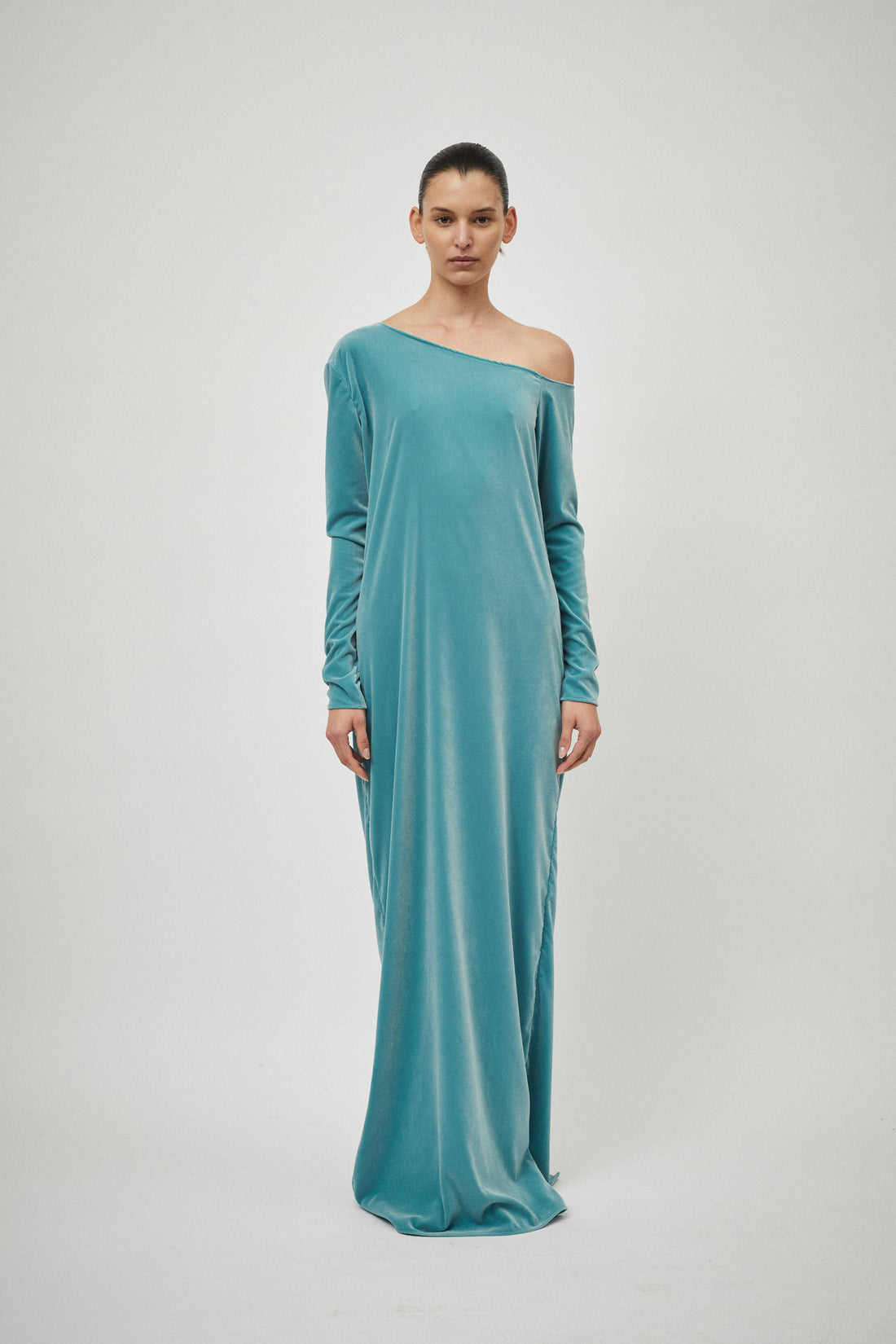 Velvet Asymmetric Dress