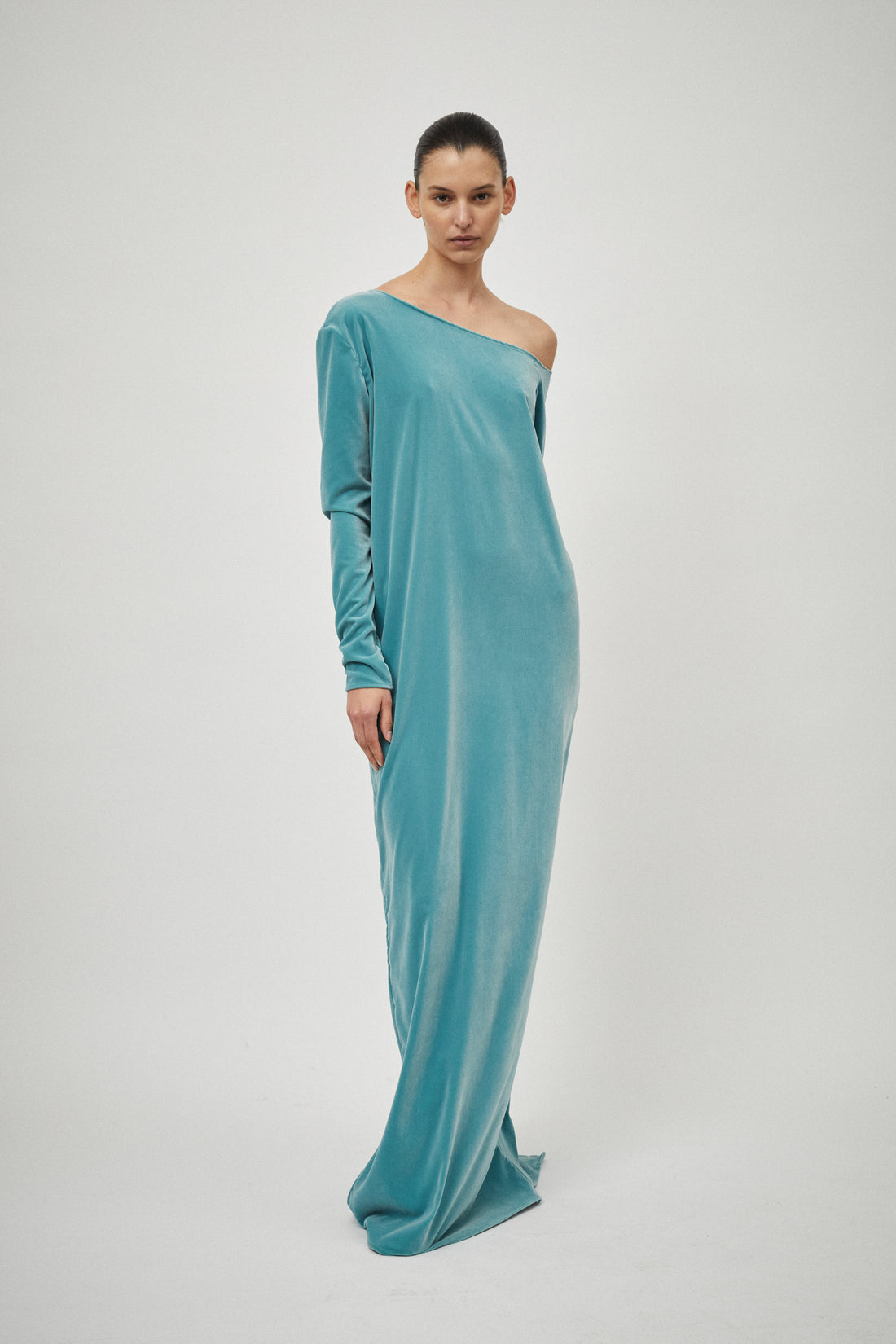 Velvet Asymmetric Dress