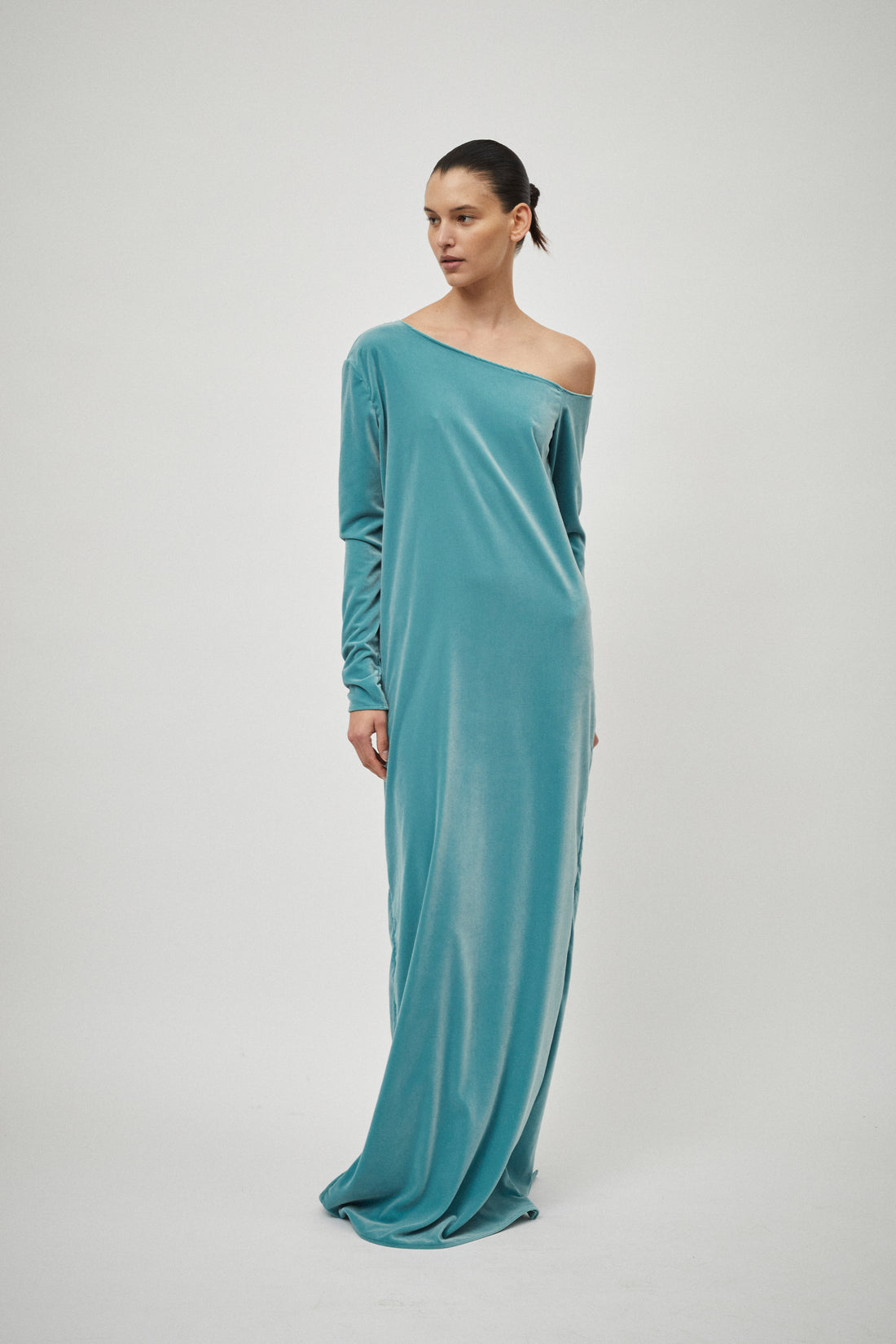 Velvet Asymmetric Dress