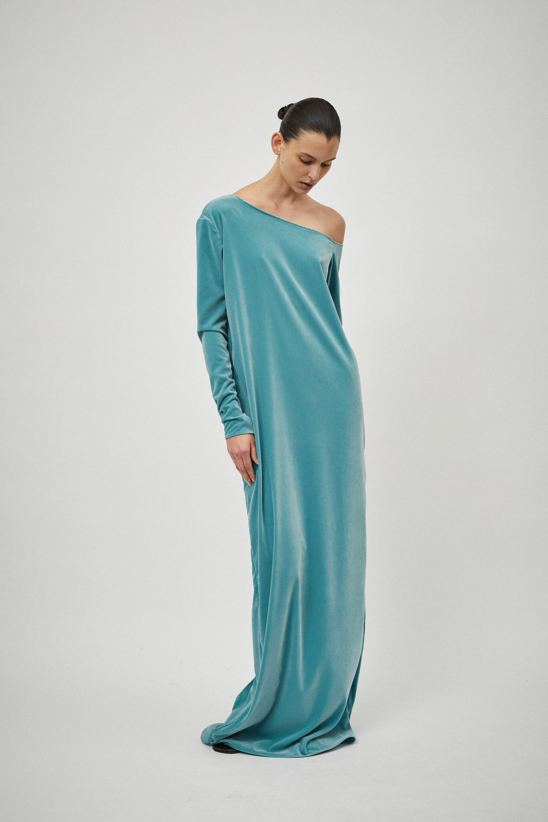 Velvet Asymmetric Dress