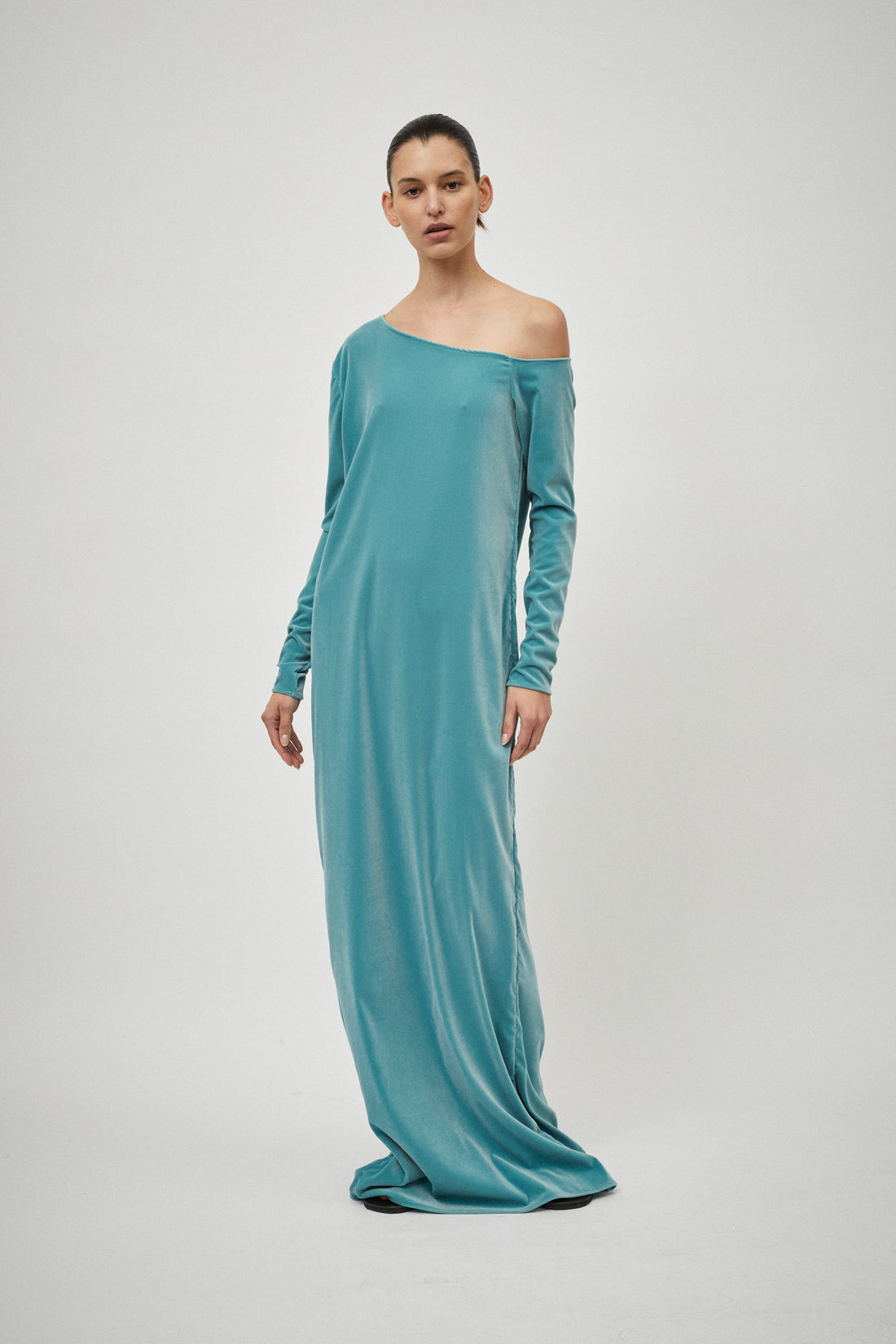 Velvet Asymmetric Dress