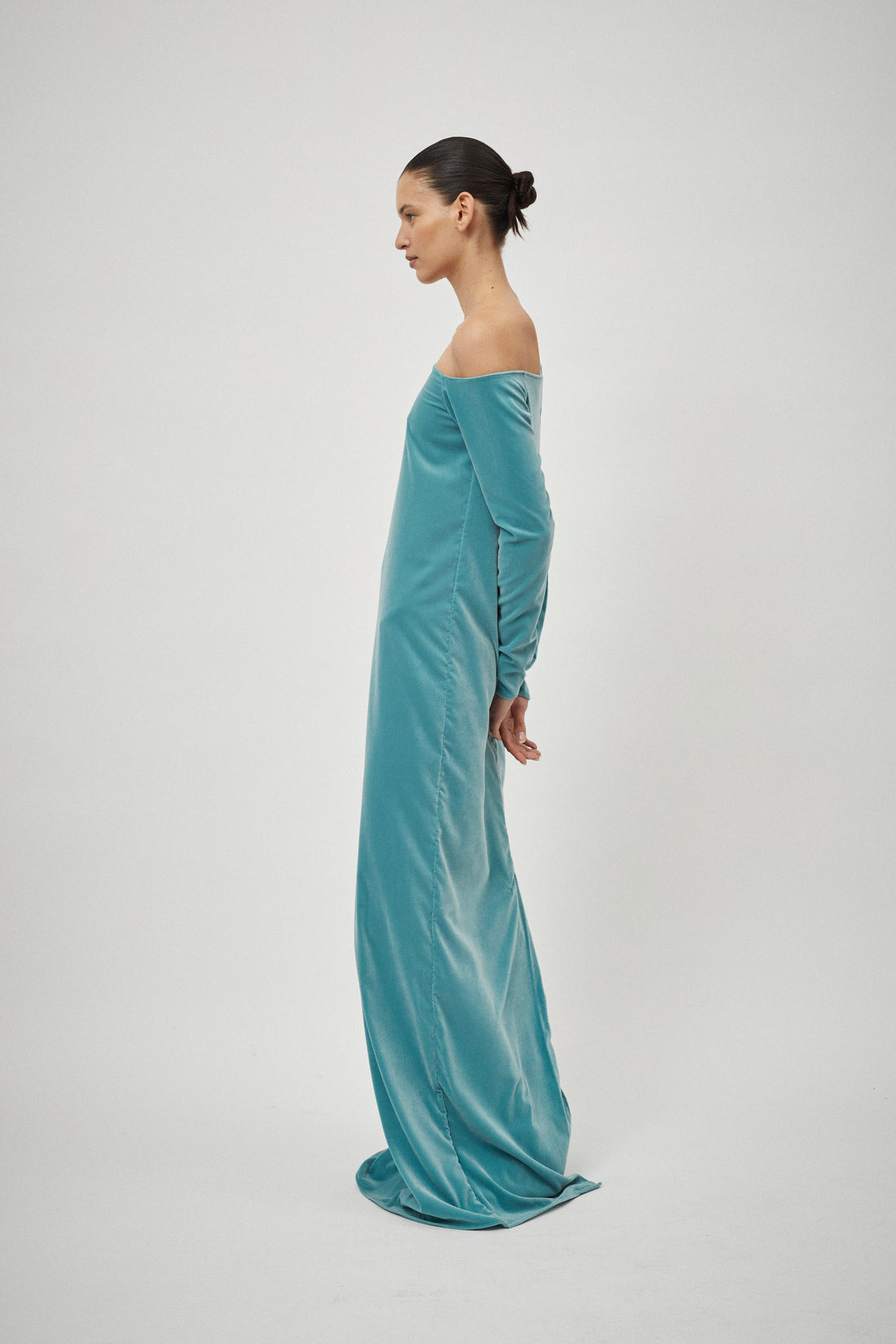 Velvet Asymmetric Dress