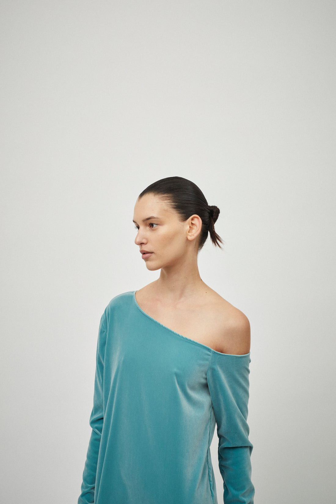 Velvet Asymmetric Dress