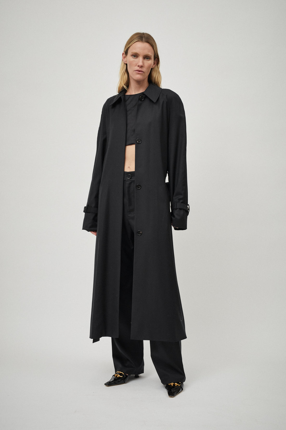 Wool Trench Coat
