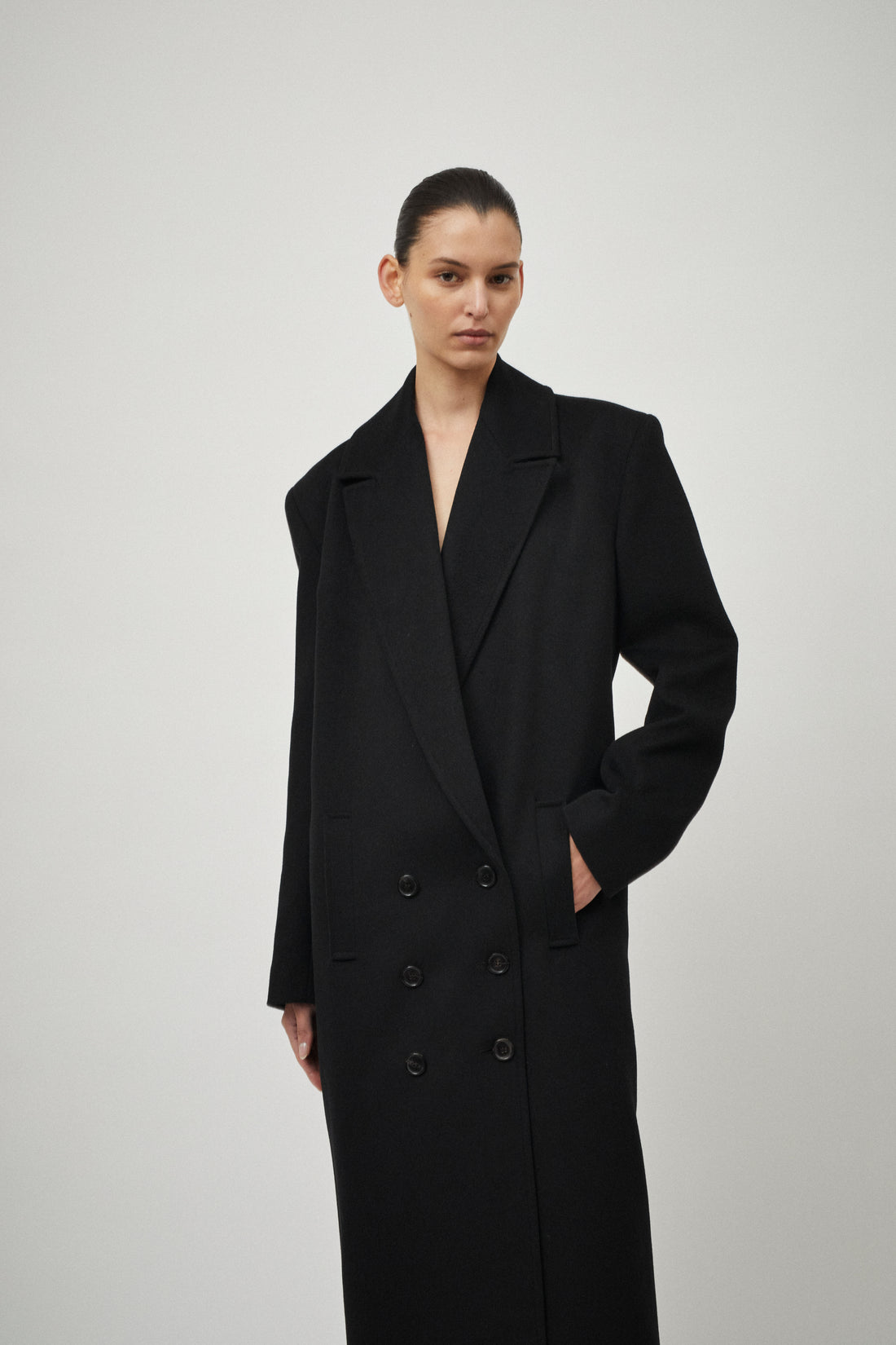 Oversized Felt Coat