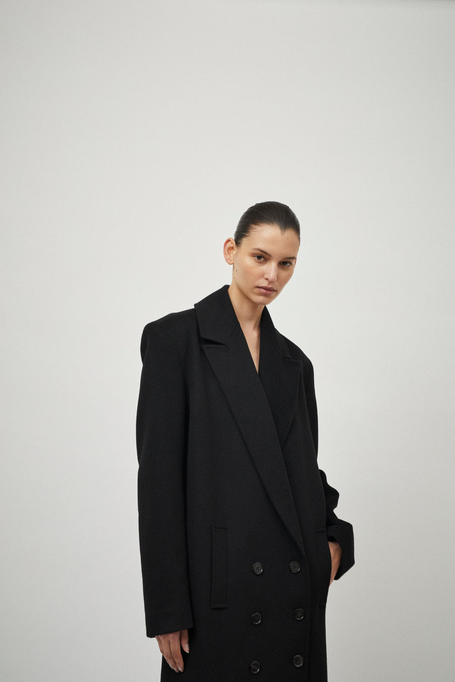 Oversized Felt Coat