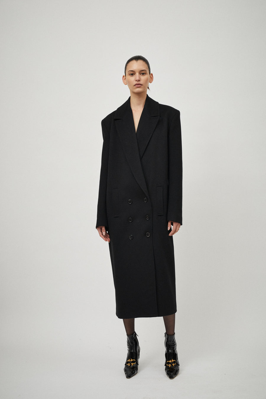 Oversized Felt Coat