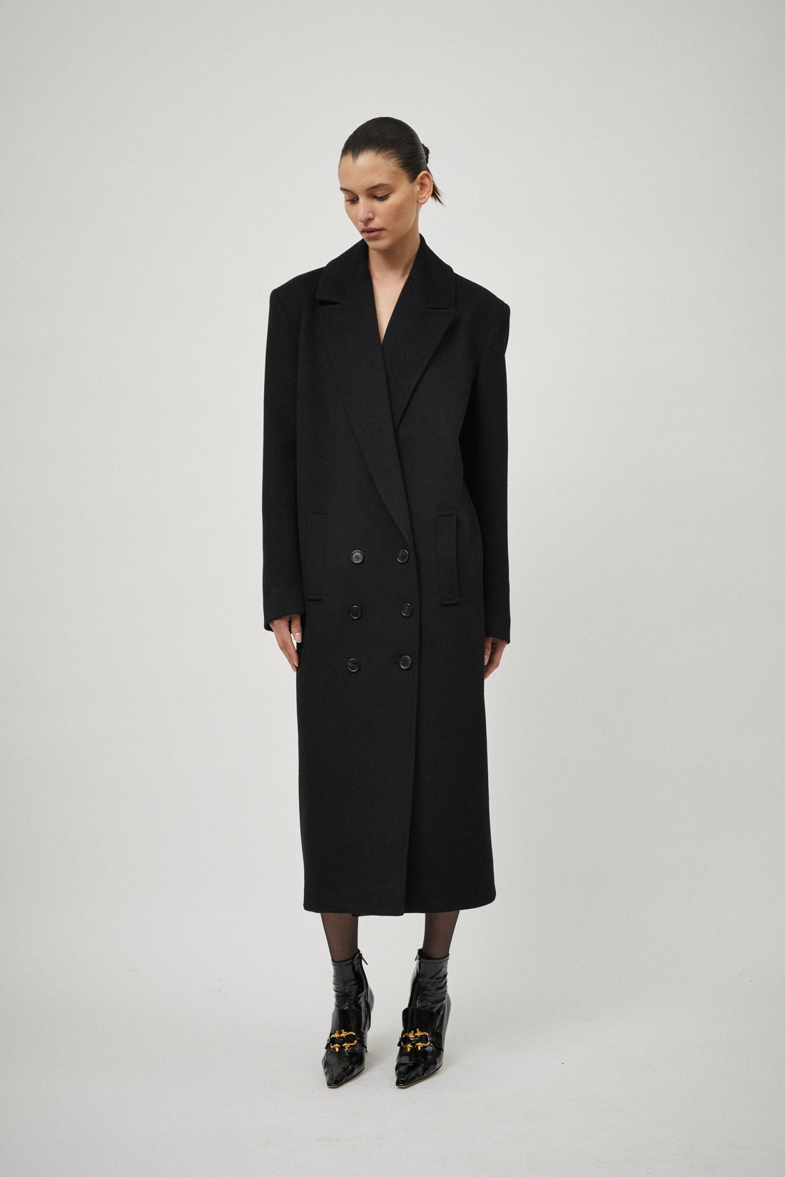 Oversized Felt Coat
