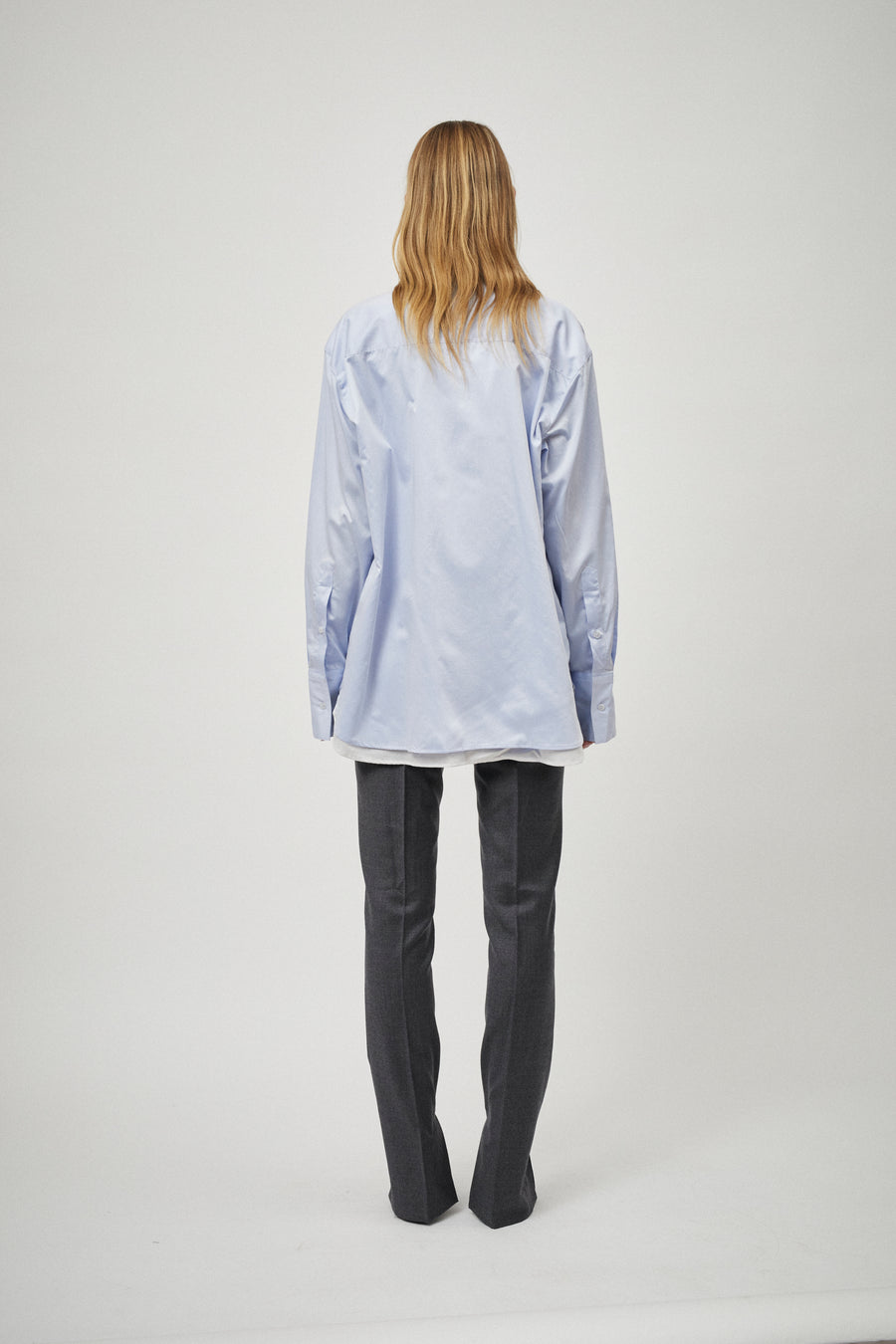 Wool Ankle Split Trouser