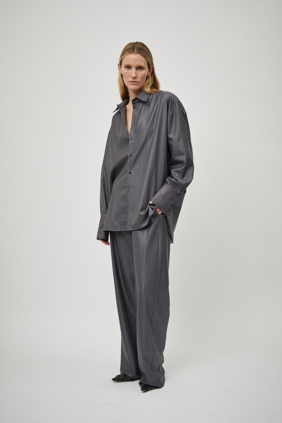 Wool Silk Classic Shirt