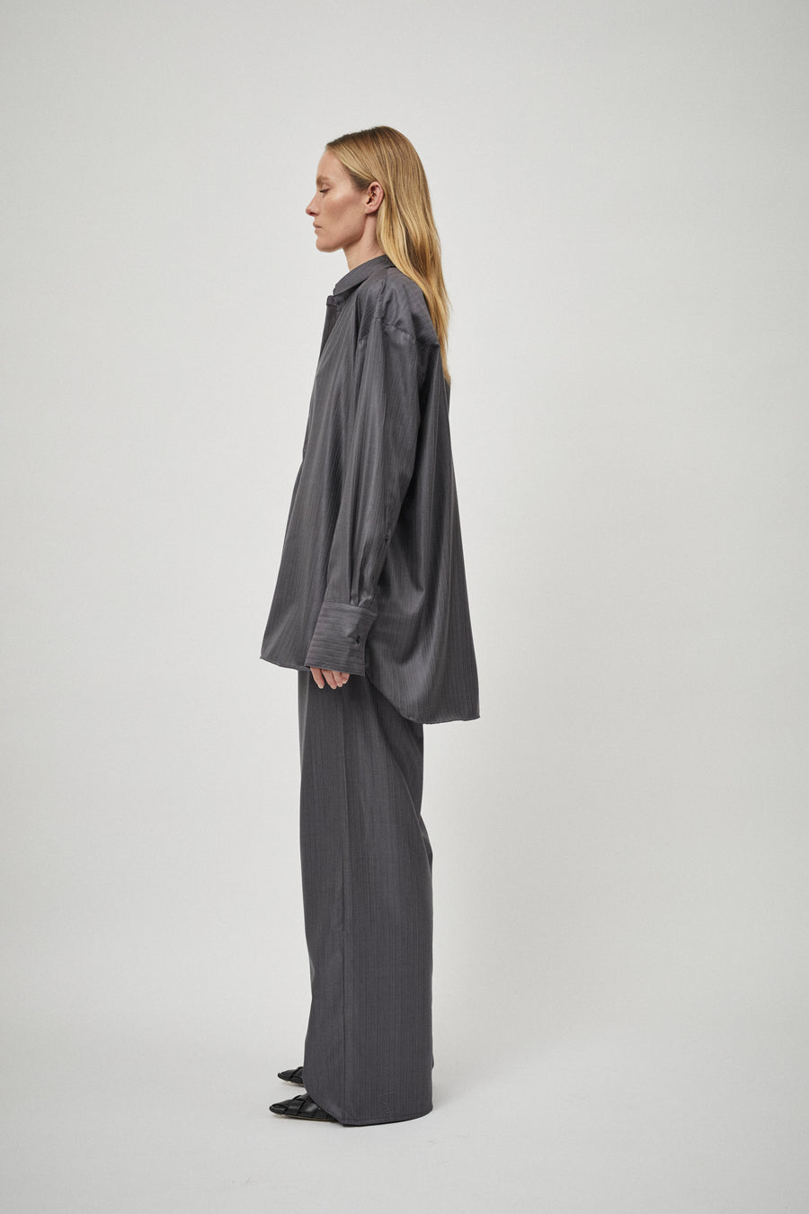 Wool Silk Classic Shirt