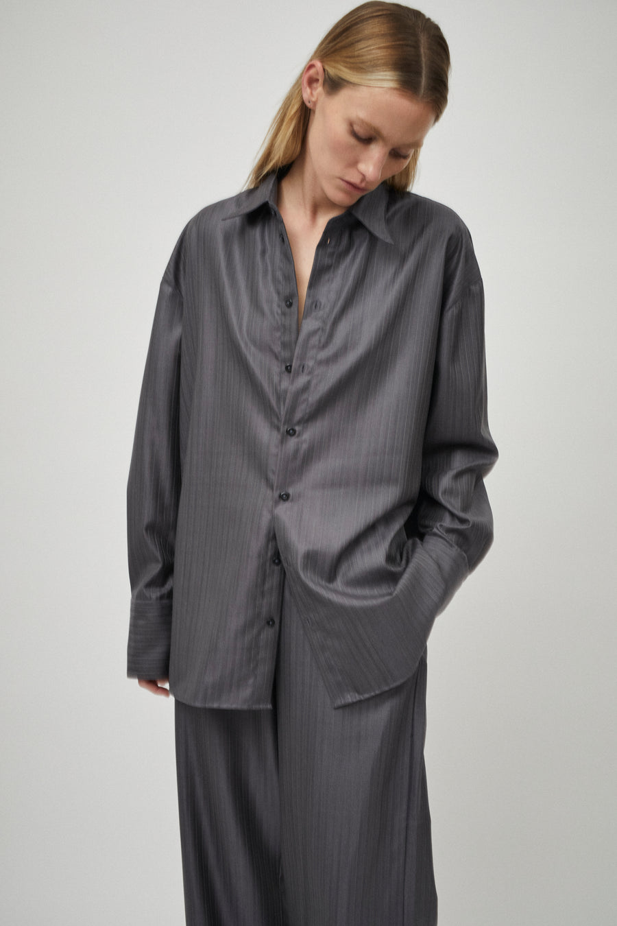 Wool Silk Classic Shirt