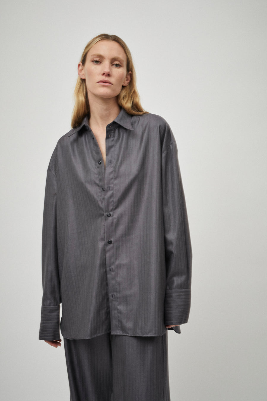 Wool Silk Classic Shirt
