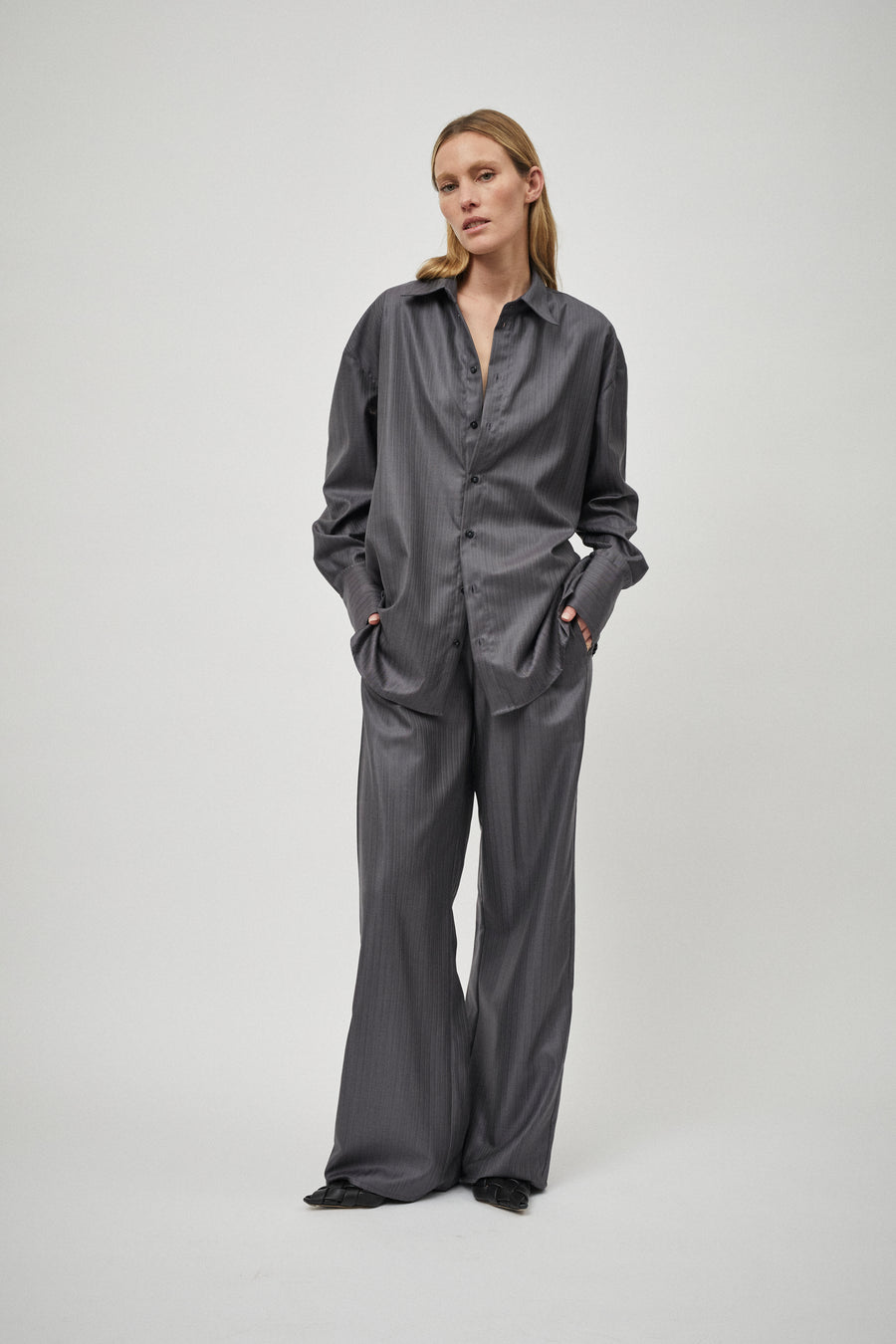 Wool Silk Classic Shirt