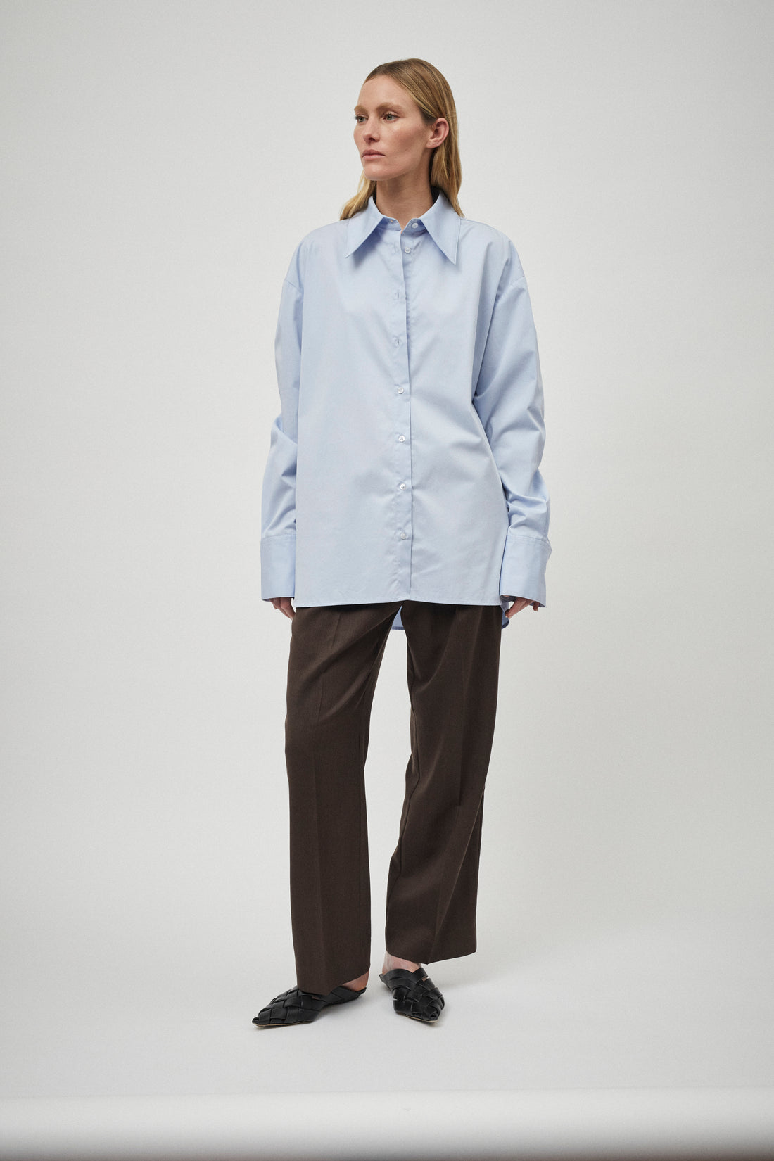 Wide Collar Shirt