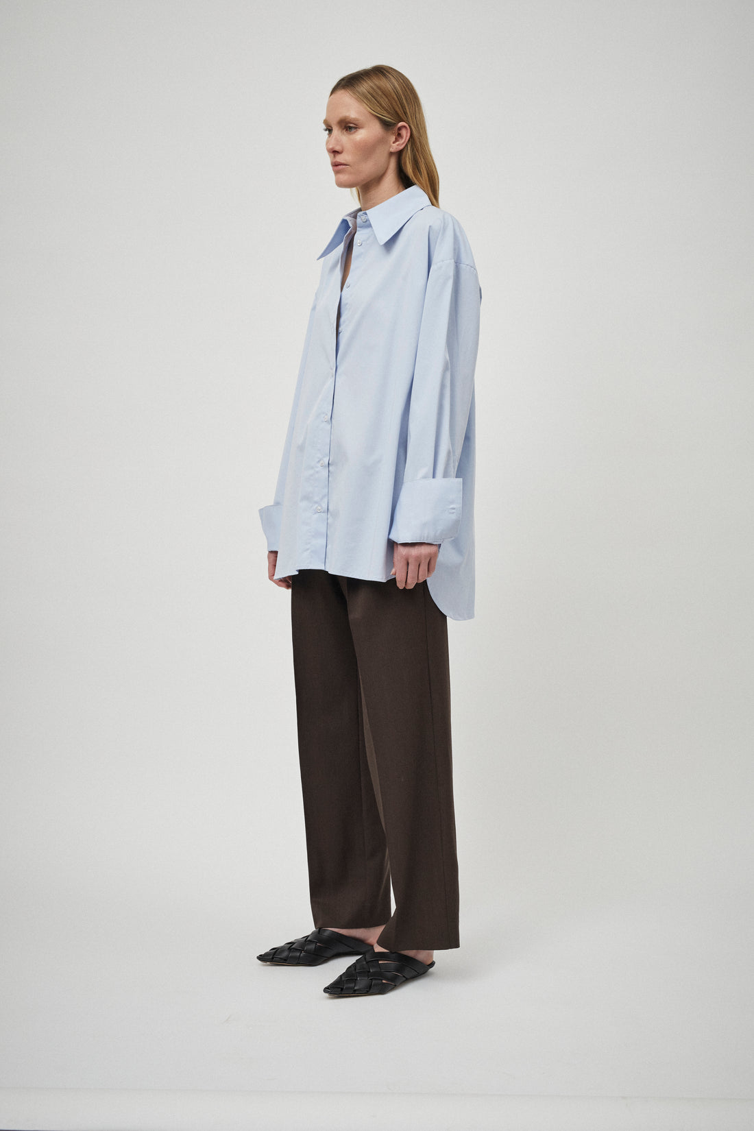Wide Collar Shirt