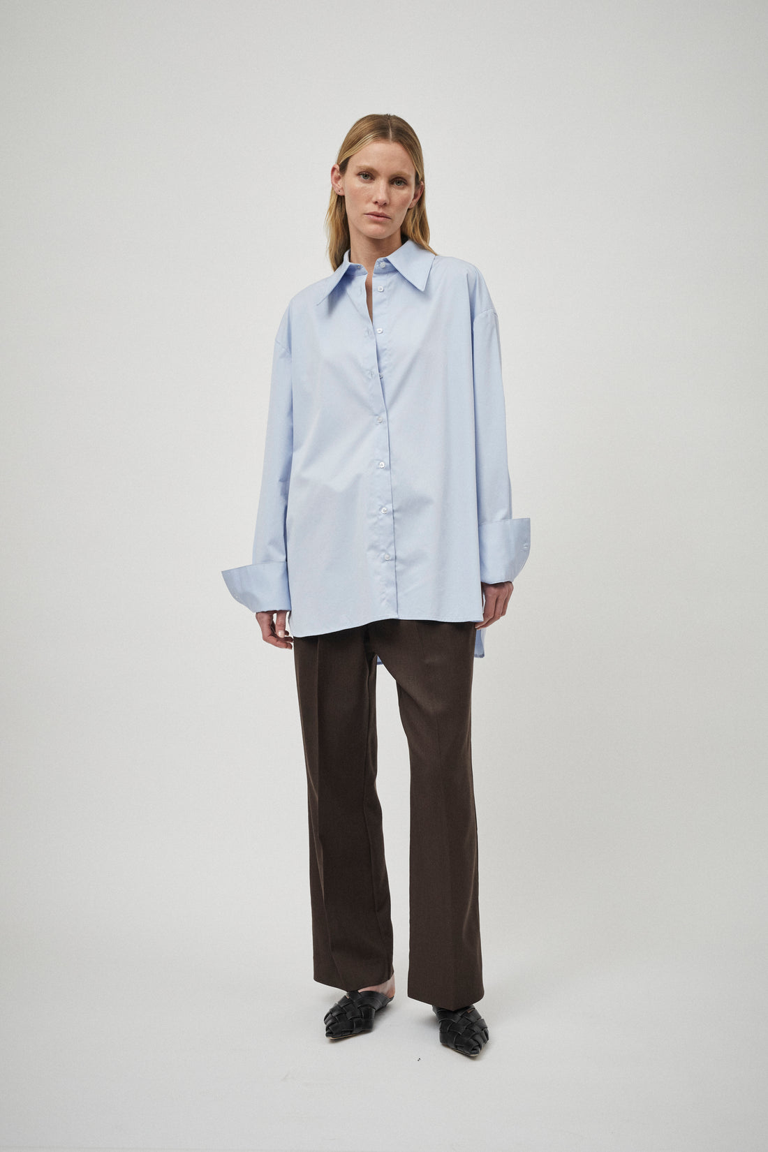 Wide Collar Shirt