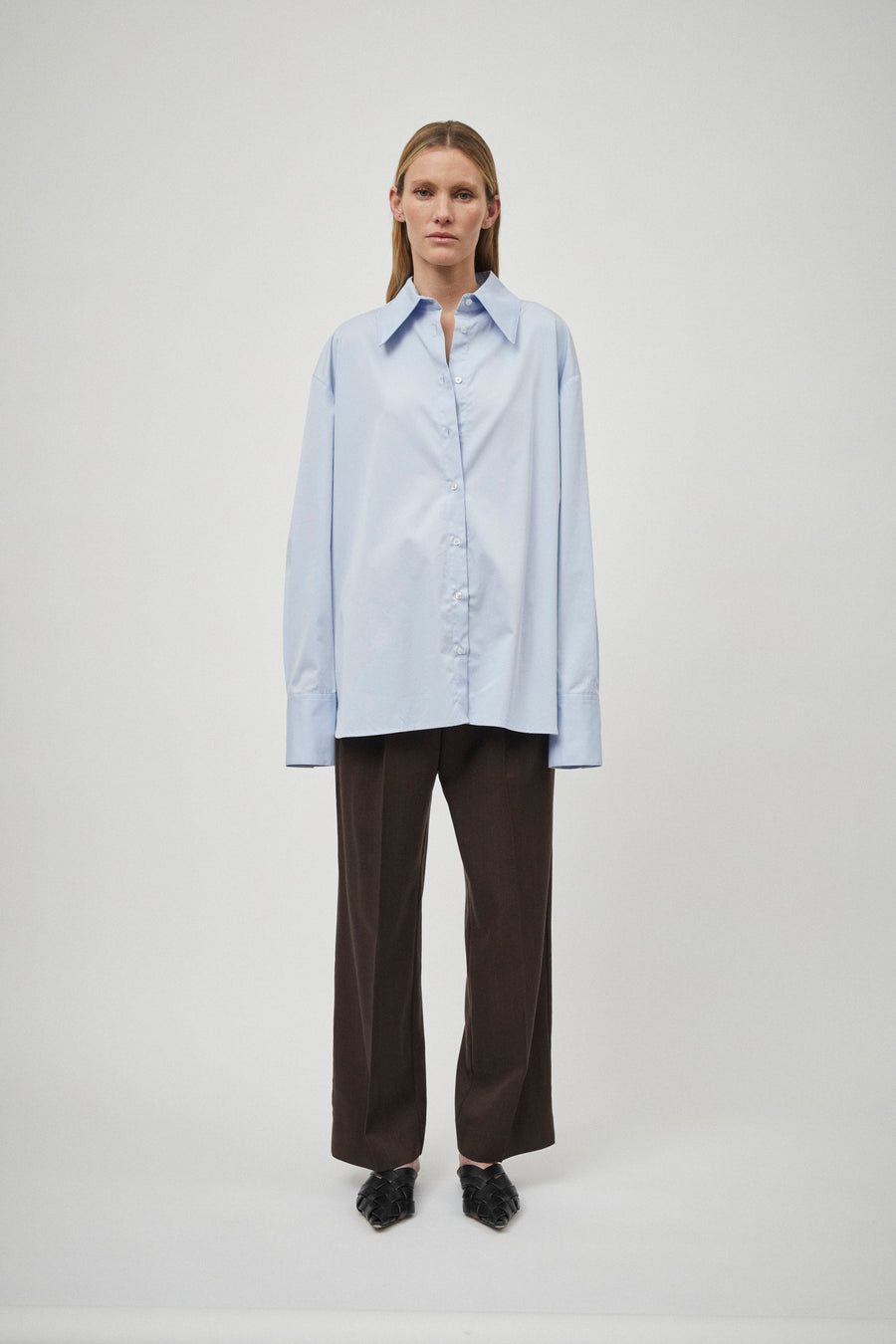 Wide Collar Shirt