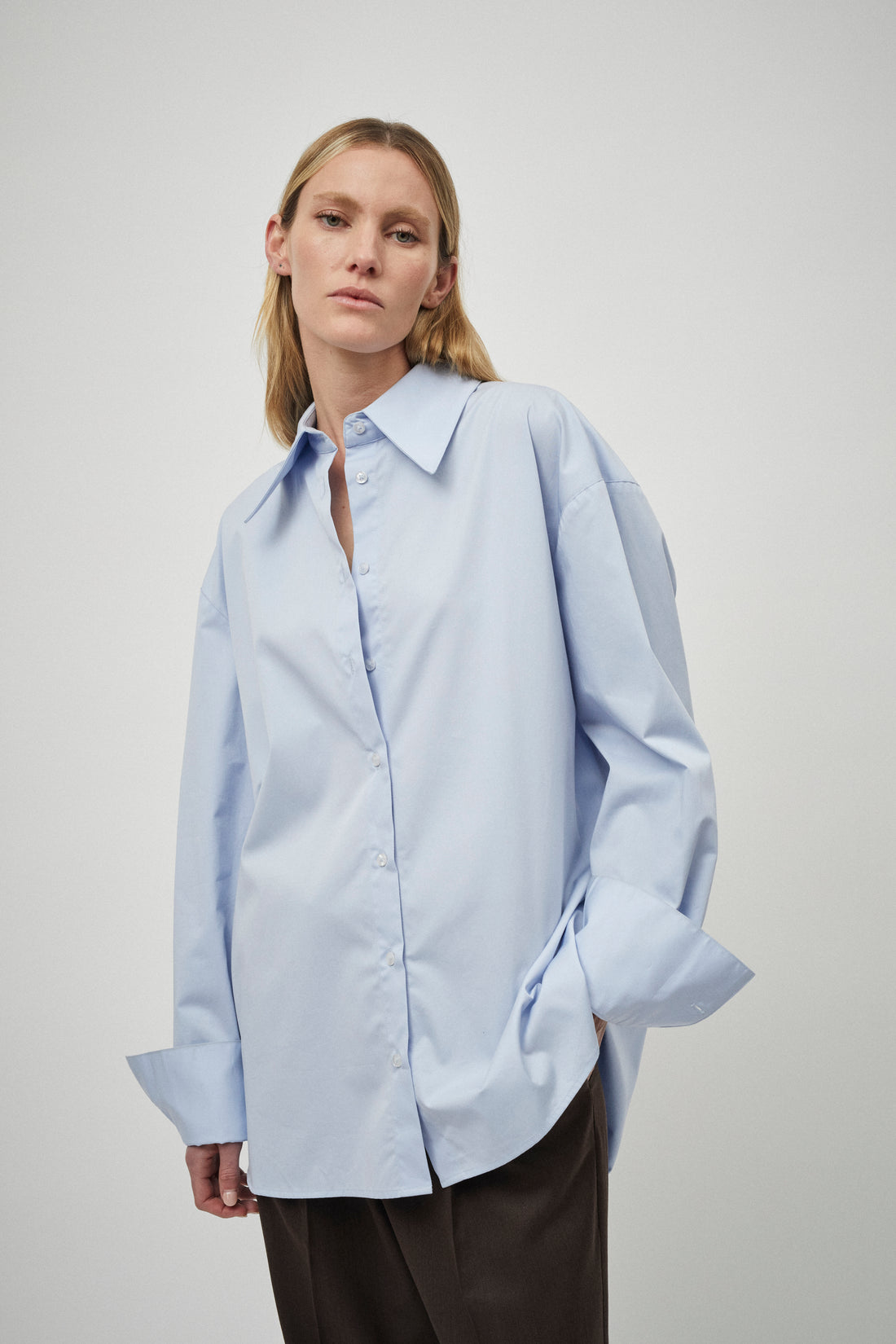 Wide Collar Shirt