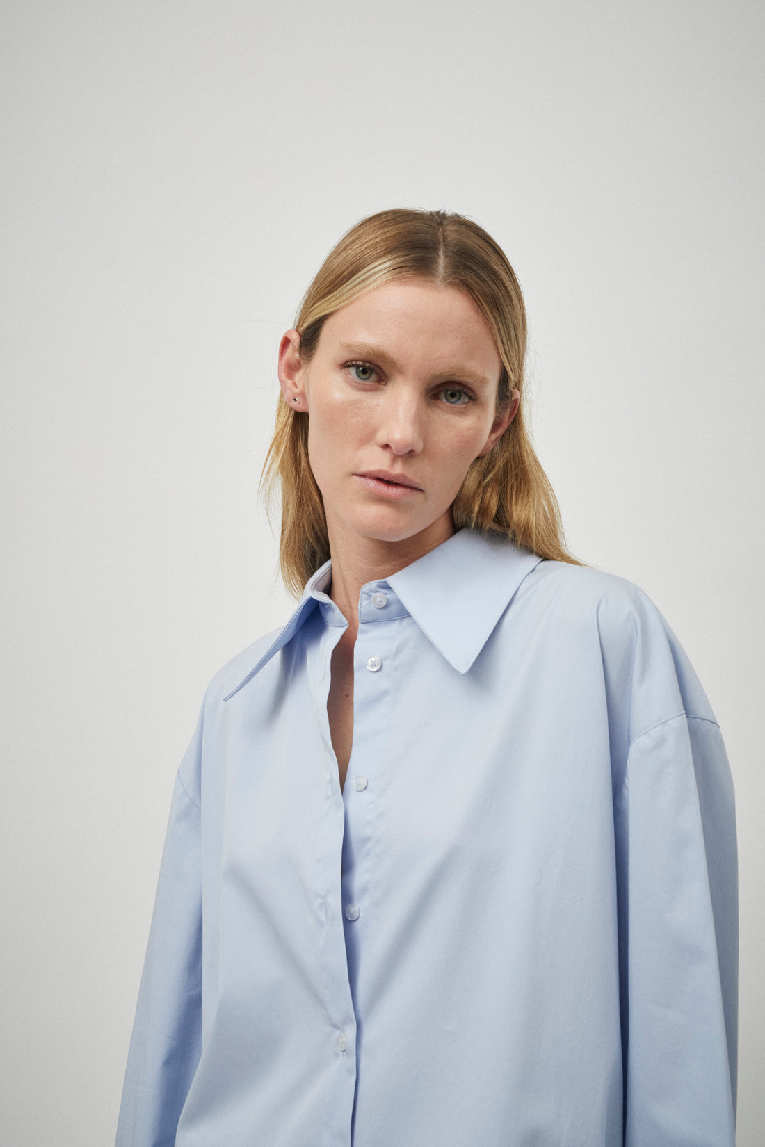 Wide Collar Shirt