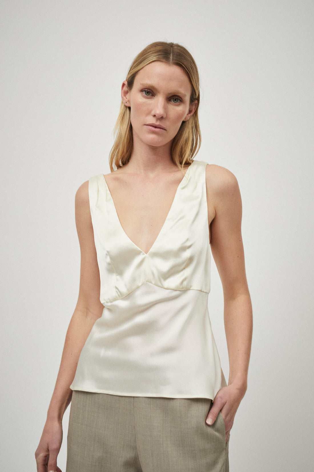 Bias Slip Top