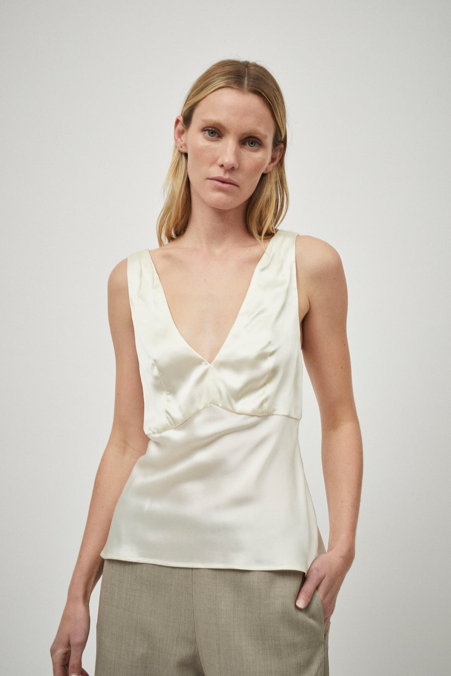 Bias Slip Top