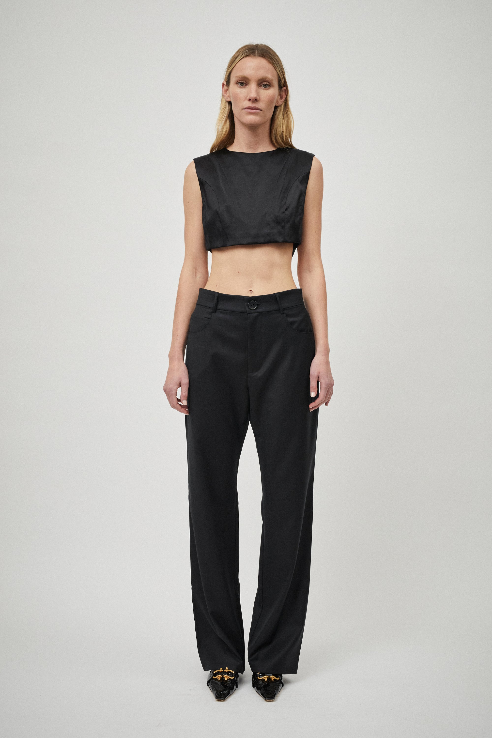 Panelled Crop