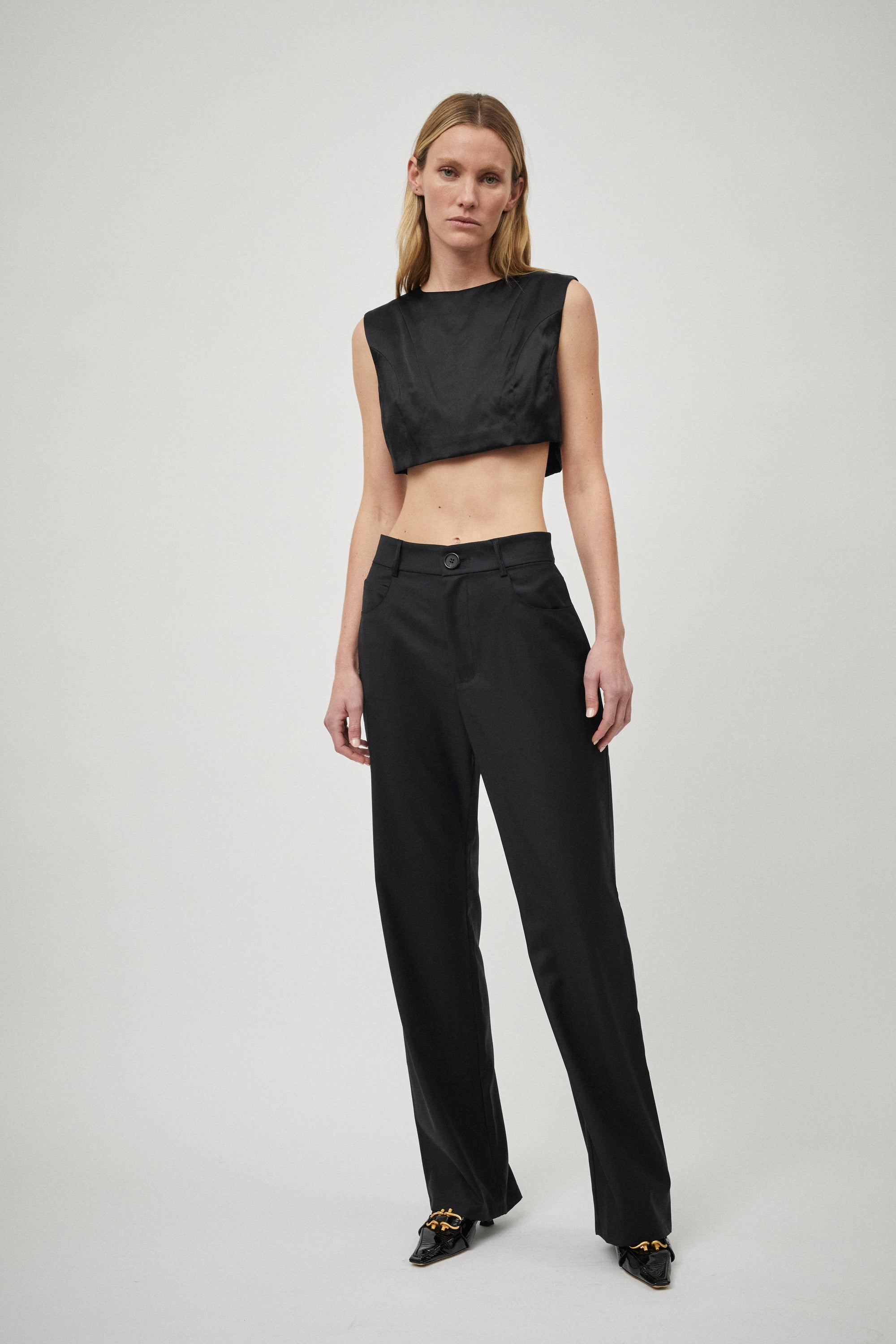 Panelled Crop