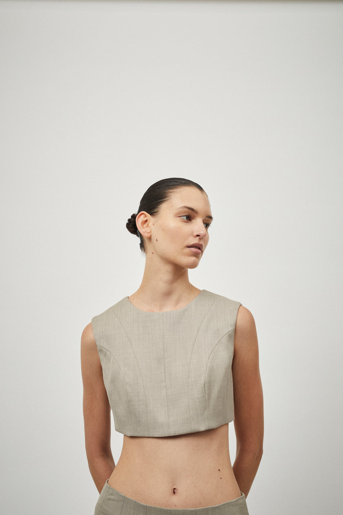 Panelled Crop