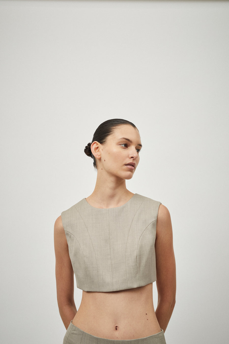 Panelled Crop