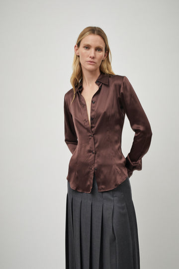 Wool Pleat Skirt