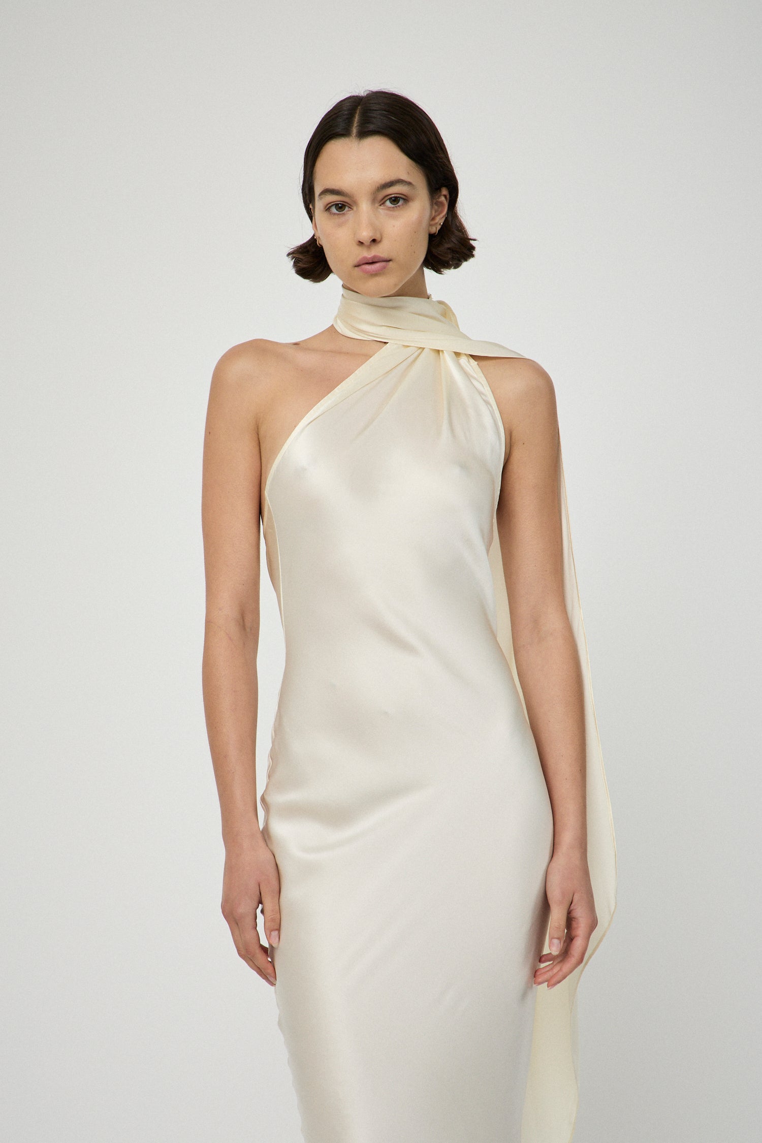 Silk sales tie dress