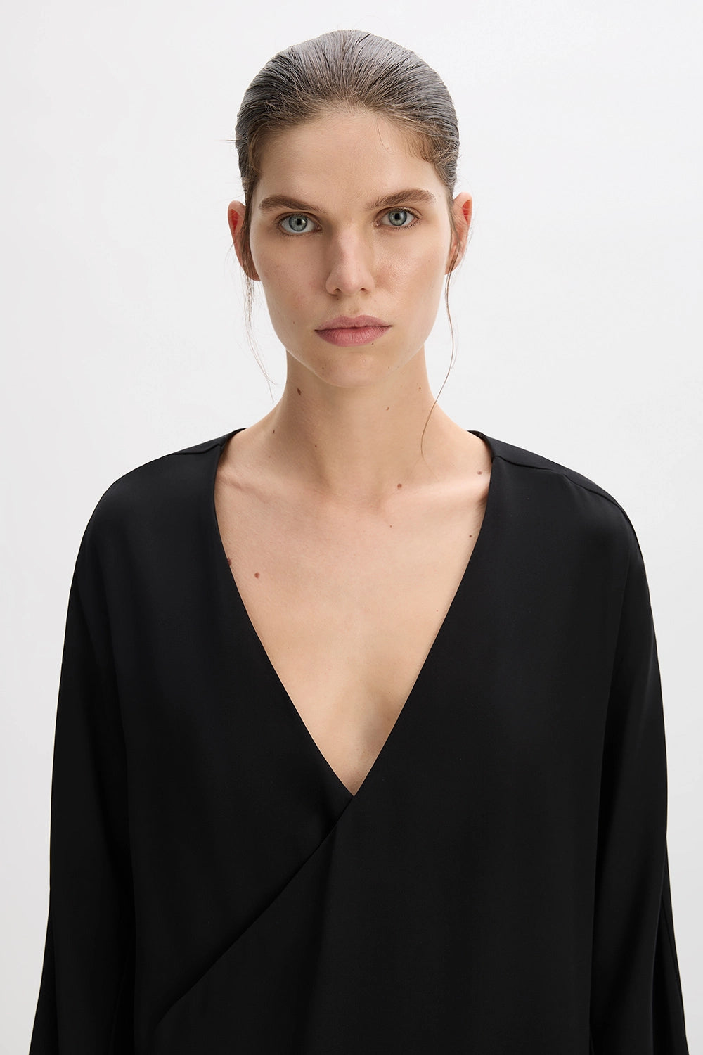 Silk Wrap Top