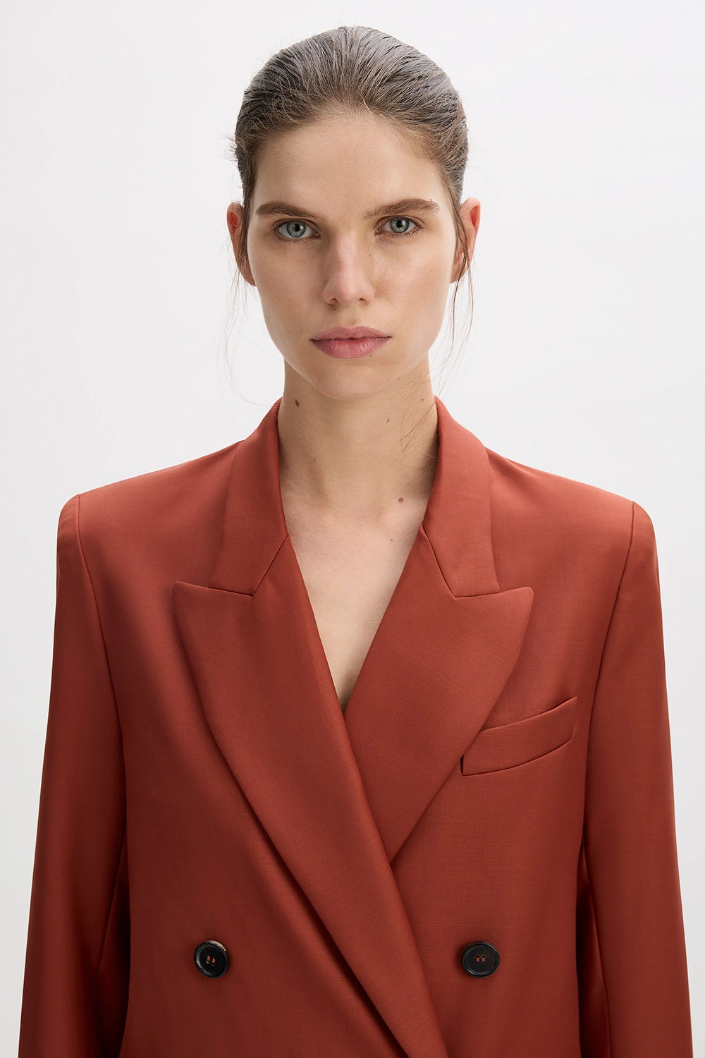 Rust womens coat sales