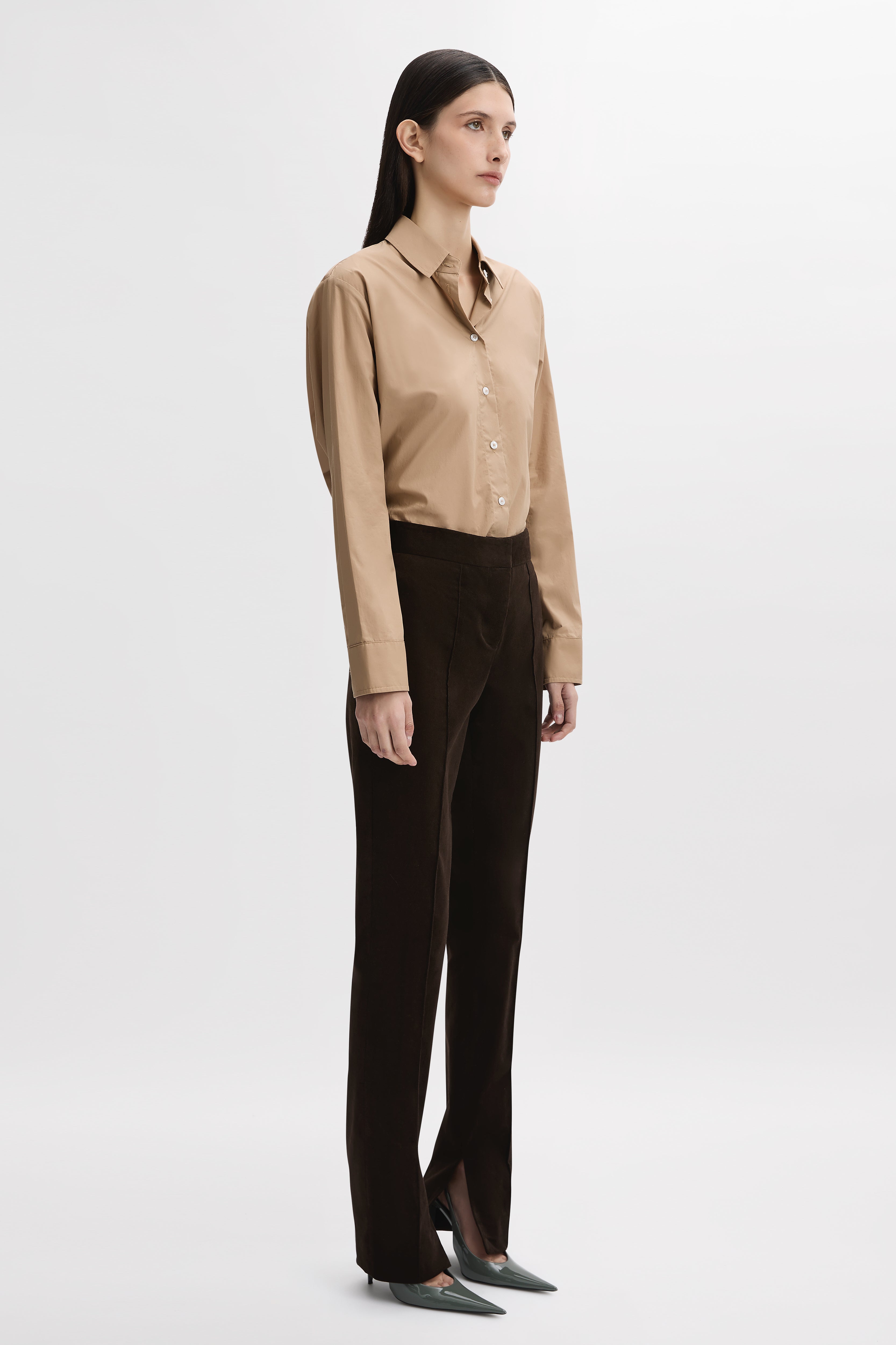 BEARE PARK | Loren Trouser Chocolate