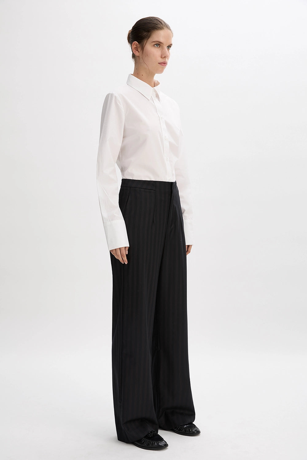 The Matildas Pinstripe Relaxed Tailored Trouser