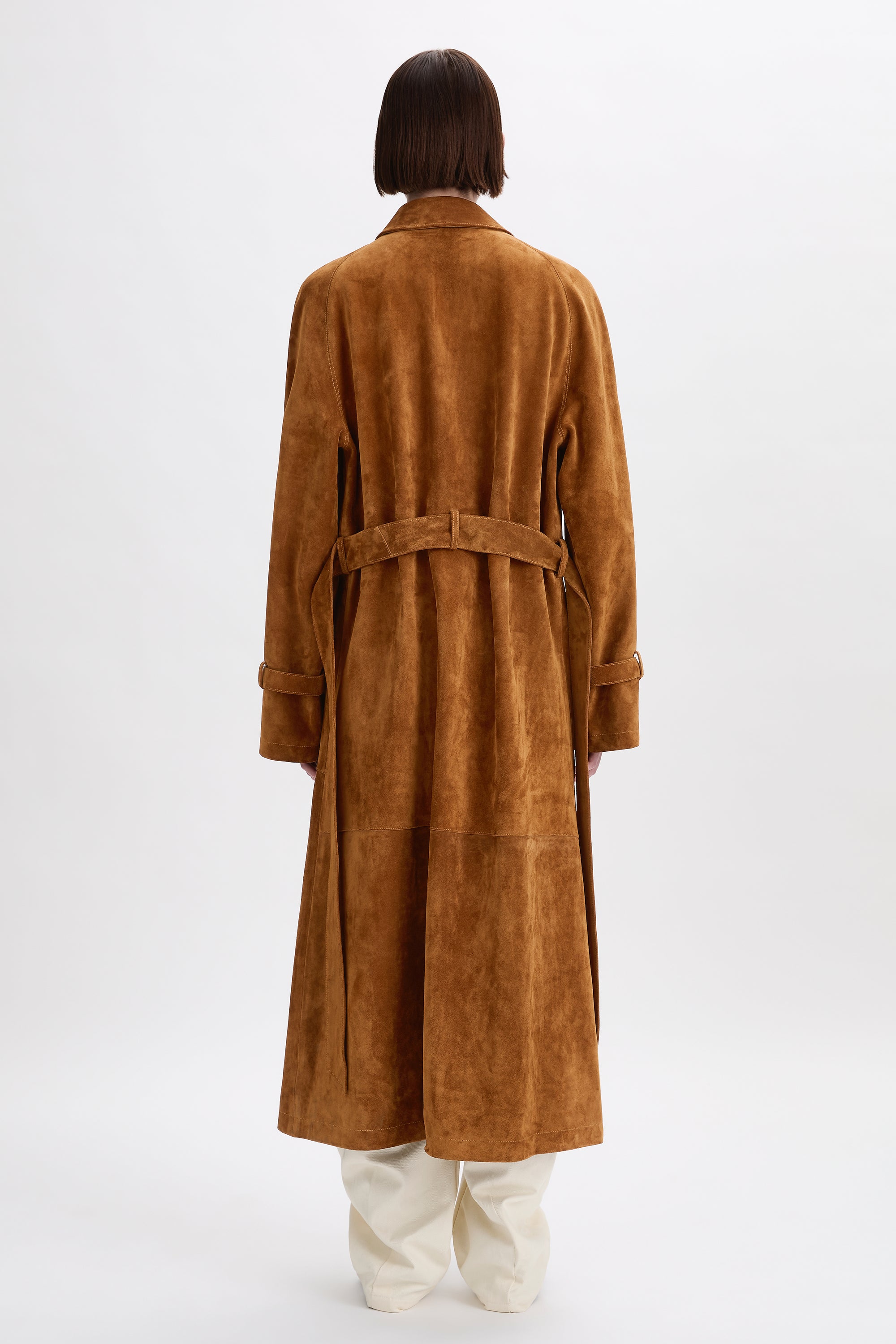 Sylvie Suede Trench