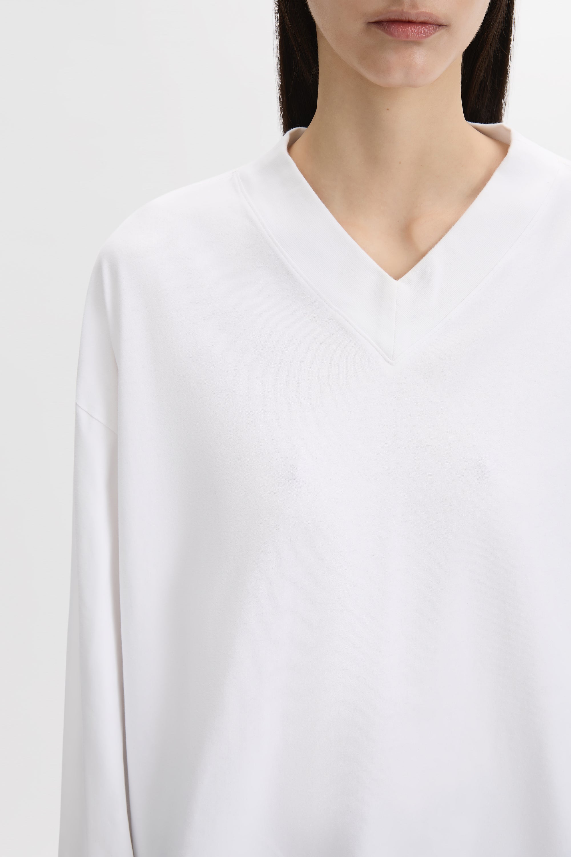 V-Neck Long Sleeve T-Shirt