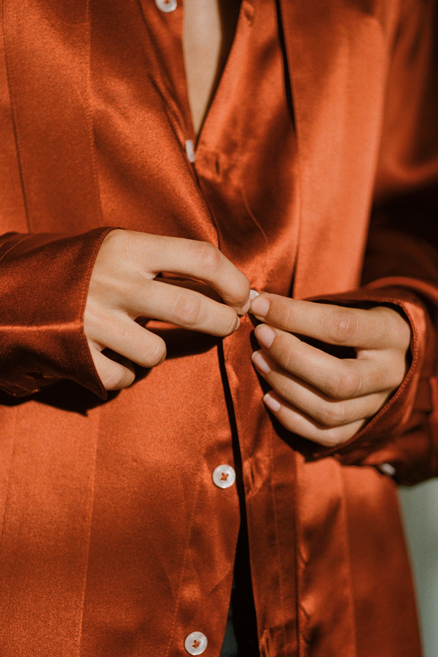 Silk Shirt With Neck Tie