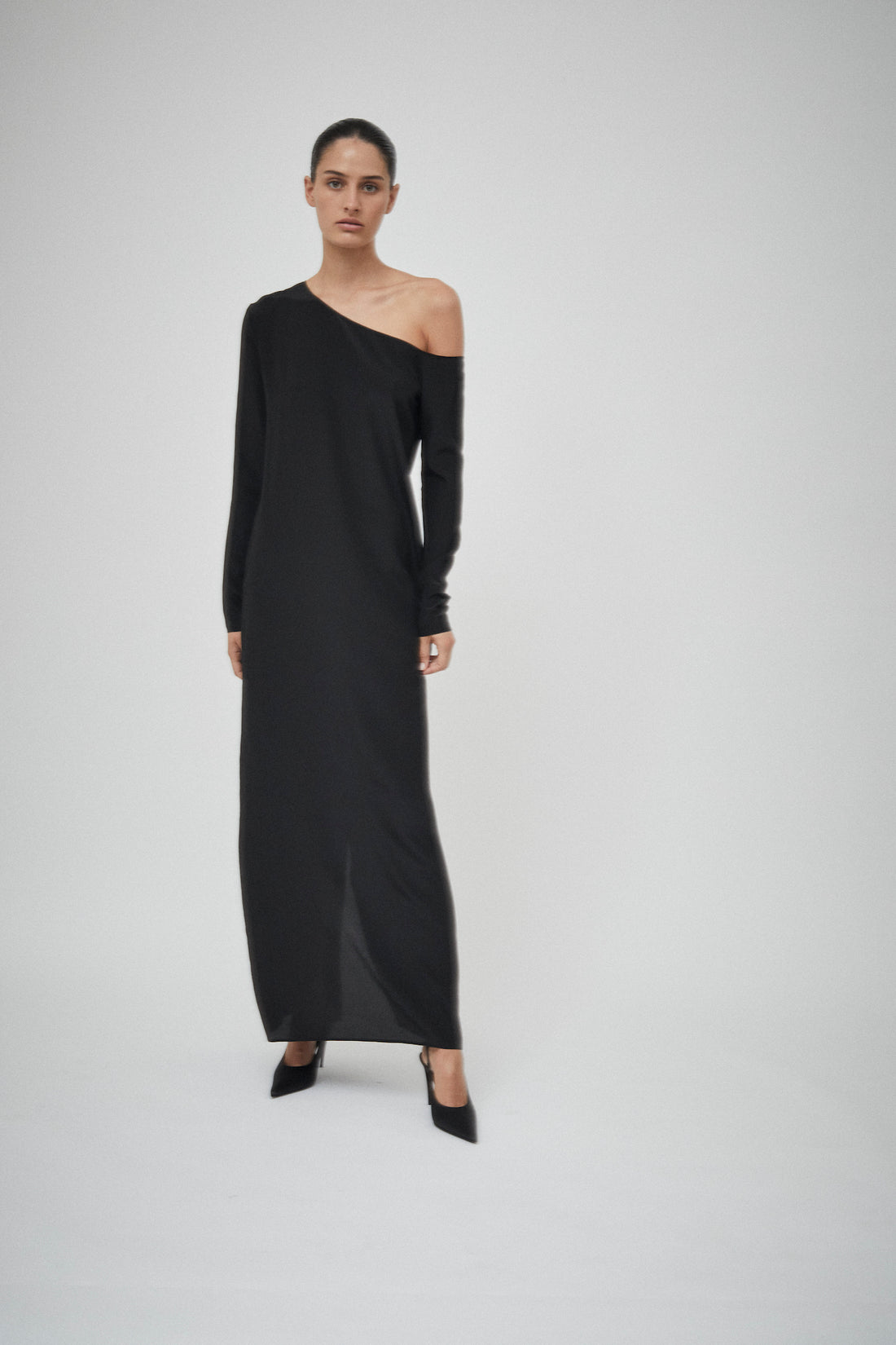 Silk Asymmetric Dress