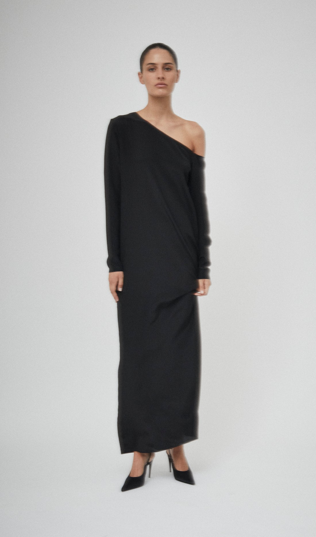 Silk Asymmetric Dress