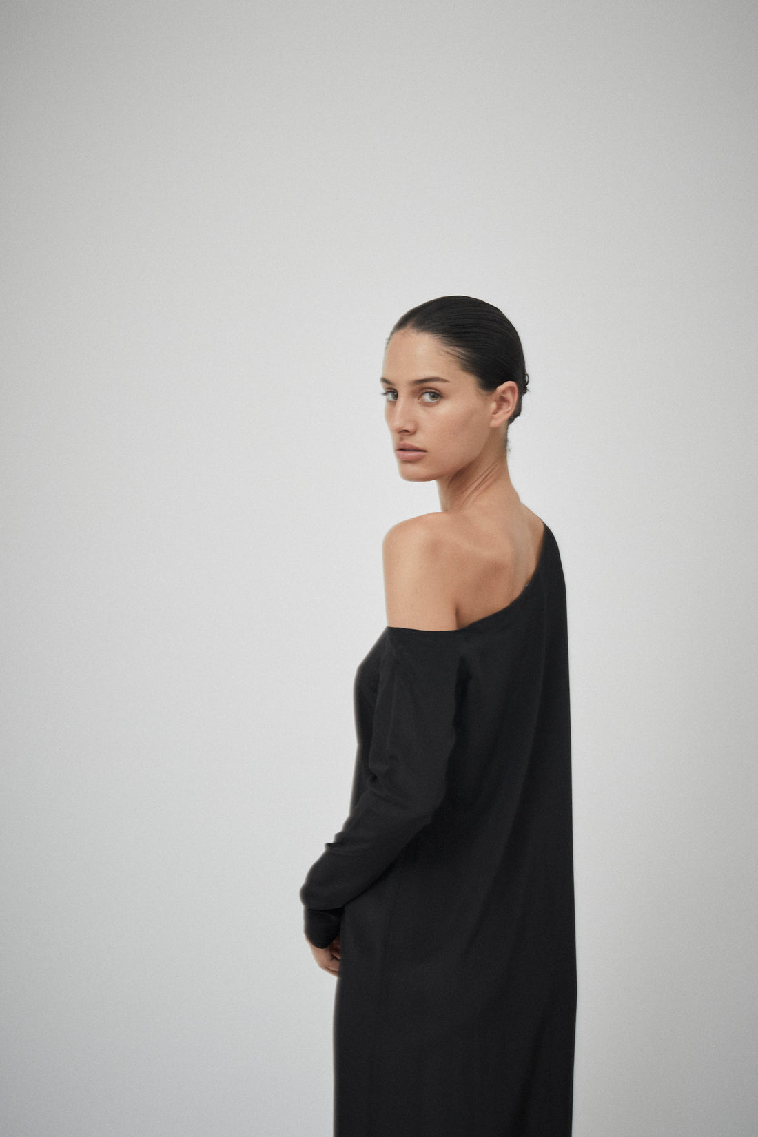 Silk Asymmetric Dress