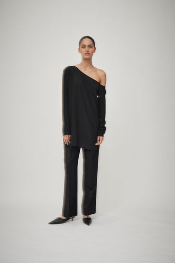 Asymmetric Silk Top