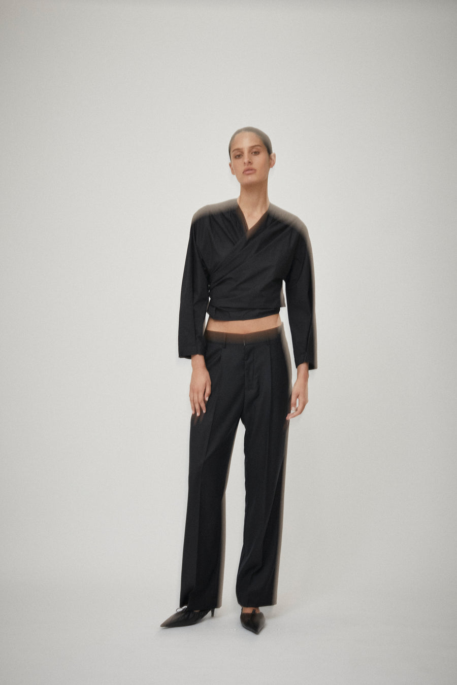 Cotton Wrap Top