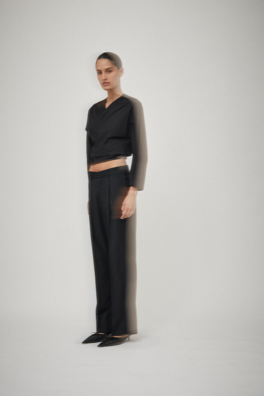 Cotton Wrap Top