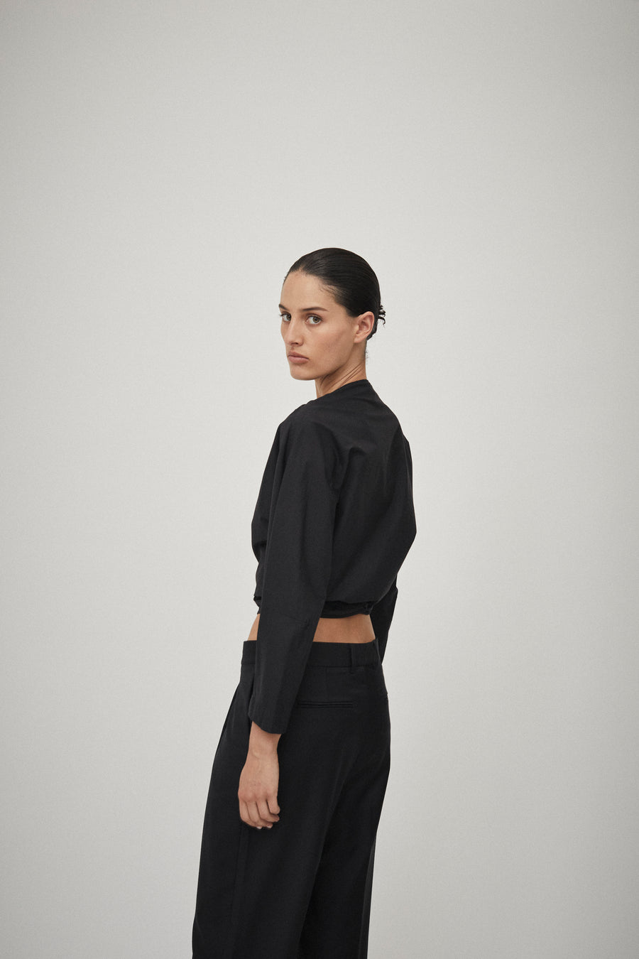 Cotton Wrap Top