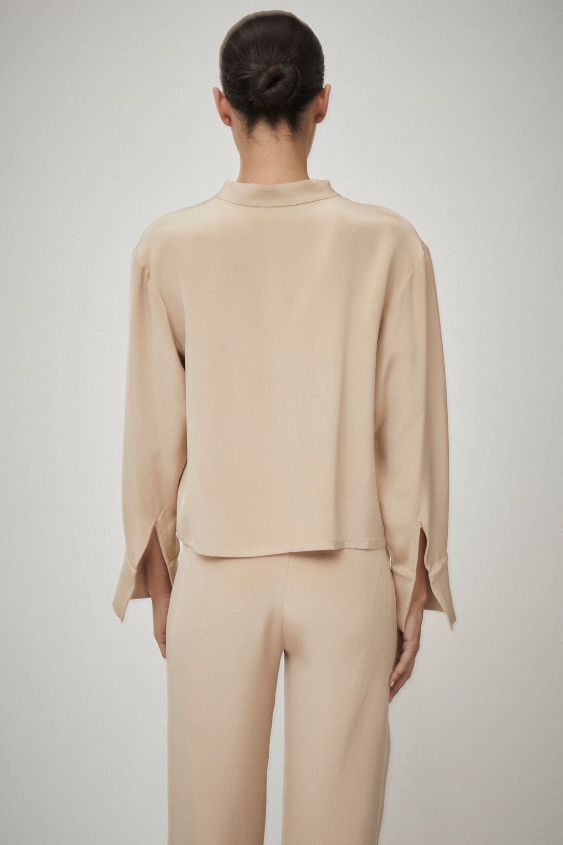 Silk Crepe Relaxed Pant