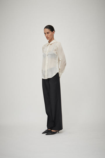 Slimline Silk Blouse
